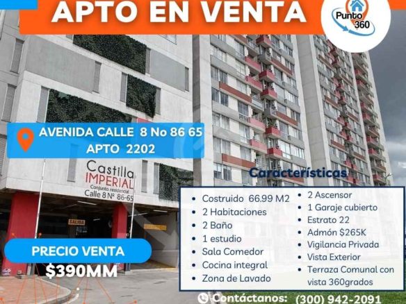 Apartamento en venta En Nueva Castilla localidad Kennedy En Bogotá