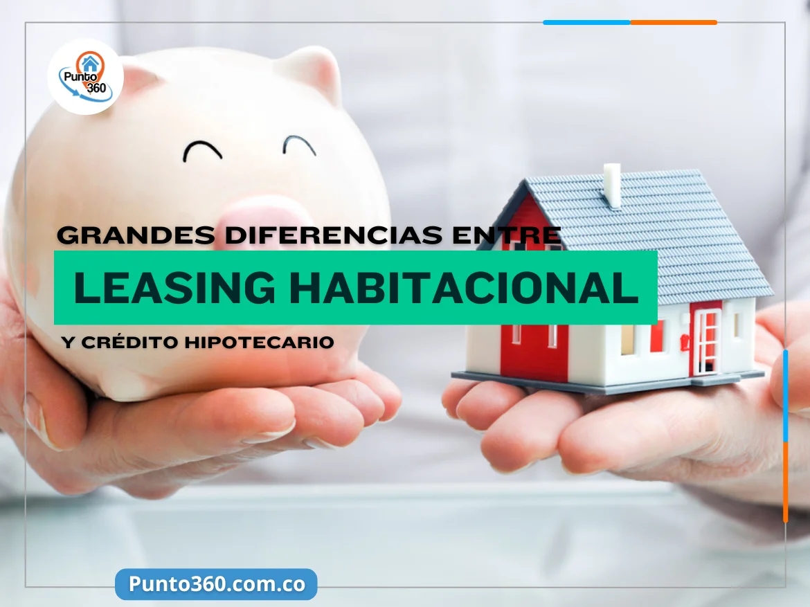 Diferencia entre crédito hipotecario y leasing habitacional