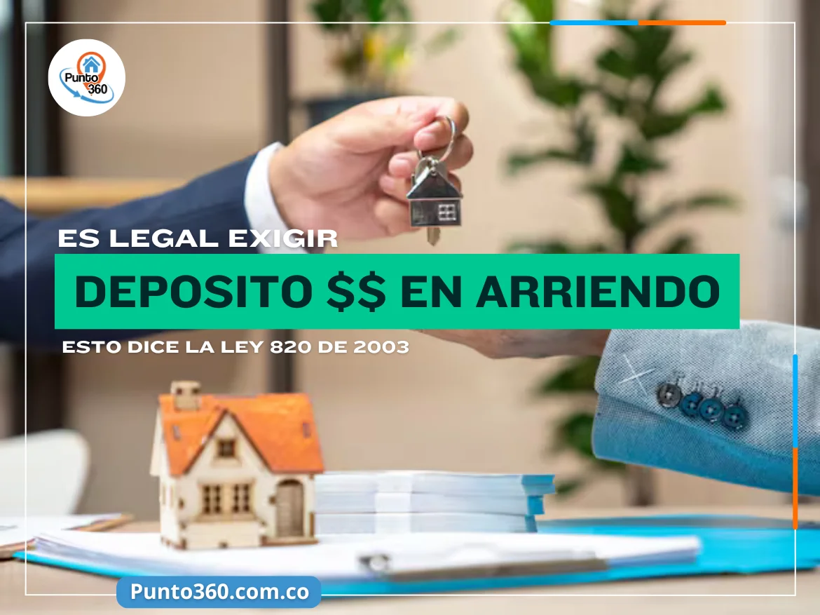 Es legal exigir depósito como garantía en un arriendo