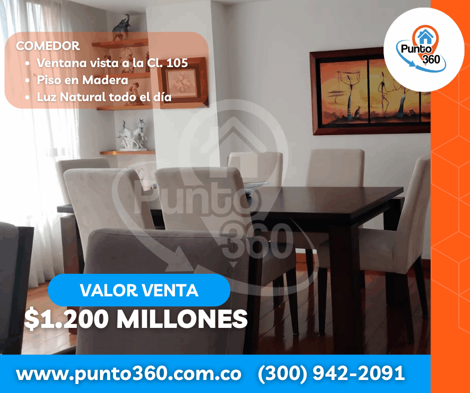 Venta de apto en Chicó Navarra Bogotá