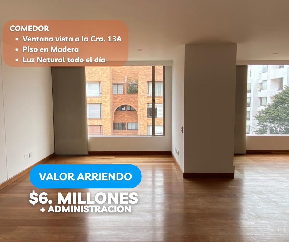 Arriendo de Apartamento – Barrio La Carolina, Sector Unicentro Bogotá Arriendo de Apartamento – Barrio La Carolina, Sector Unicentro Bogotá