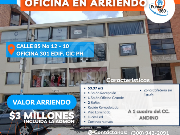 Oficina- Local- En Arriendo Barrio Antiguo Country- Localidad De Chapinero Ubicación
