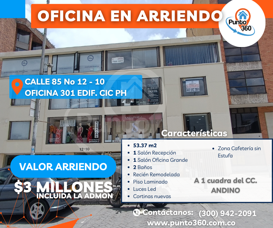 Oficina- Local- En Arriendo Barrio Antiguo Country- Localidad De Chapinero Ubicación