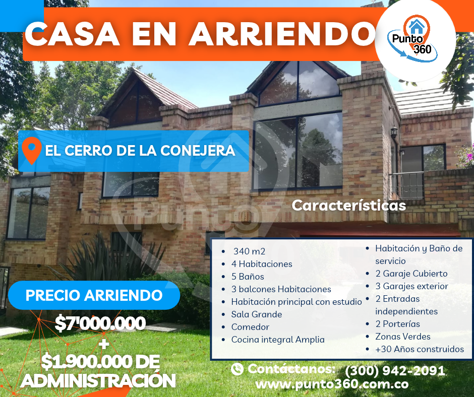 ARRIENDO O VENTA CASA CAMPESTRE EN CERROS DE LA CONEJERA