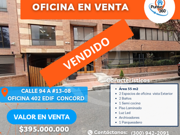 OFICINA EN VENTA | CHICÓ NORTE – PARQUE DE LA 93